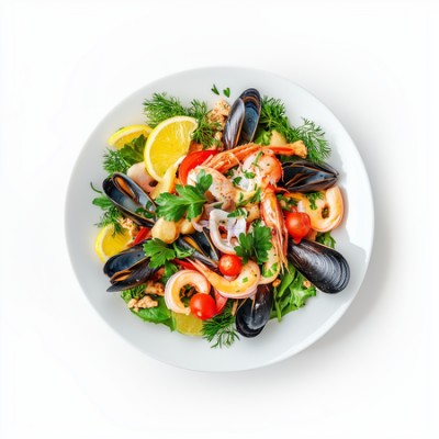 Фирменное блюдо Морской гриль прованс - купить в Воргашоре