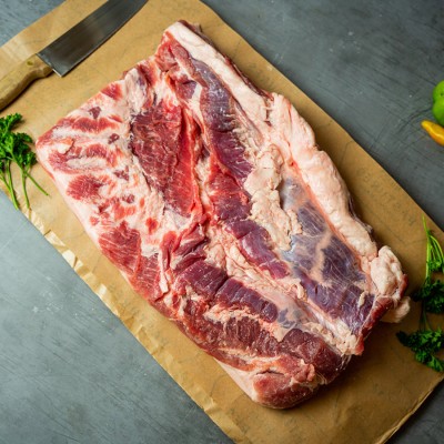 Свинина ребрышки мясные 900 г - купить в Воргашоре